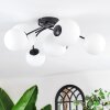 Chehalis Plafonnier, Boule lumineuse Blanc, 6 lumières
