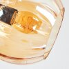 Koyoto Plafonnier, Boule lumineuse Ambre, 7 lumières