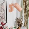 Javel Applique murale, Spot mural Rose, Blanc, 1 lumière