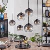 Koyoto Suspension, Boule lumineuse, Suspension Clair, Fumé, 6 lumières