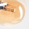 Chehalis Plafonnier, Boule lumineuse 56 cm Ambre, 6 lumières