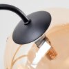 Chehalis Plafonnier, Boule lumineuse 64 cm Ambre, Clair, Fumé, 6 lumières