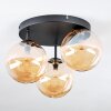 Chehalis Plafonnier, Boule lumineuse 34 cm Ambre, 3 lumières Chehalis Plafonnier, Boule lumineuse 34 cm Ambre, 3 lumières