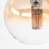 Chehalis Plafonnier, Boule lumineuse Ambre, Clair, 5 lumières
