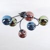 Chehalis Plafonnier, Boule lumineuse Bleu, Vert, Cuivré, 6 lumières