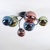 Chehalis Plafonnier, Boule lumineuse Bleu, Vert, Cuivré, 6 lumières