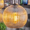 Koyoto Suspension, Boule lumineuse, Suspension Ambre, 6 lumières