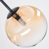 Chehalis Plafonnier, Boule lumineuse Ambre, Clair, 5 lumières