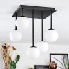 Chehalis Plafonnier, Boule lumineuse Blanc, 5 lumières