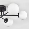 Chehalis Plafonnier, Boule lumineuse 55 cm Blanc, 6 lumières