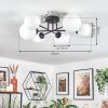 Chehalis Plafonnier, Boule lumineuse Blanc, 6 lumières
