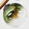 Koyoto Plafonnier, Boule lumineuse Or, Noir, 8 lumières