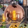 Koyoto Suspension, Boule lumineuse, Suspension Bleu, Or, Vert, Clair, Cuivré, 6 lumières