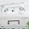 Narel Plafonnier, Spot de plafond LED Blanc, 3 lumières