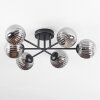 Chehalis Plafonnier, Boule lumineuse 55 cm Fumé, 6 lumières