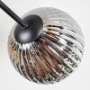Chehalis Plafonnier, Boule lumineuse 62 cm Ambre, Clair, Fumé, 6 lumières