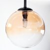 Chehalis Plafonnier, Boule lumineuse 30 cm Ambre, Clair, 3 lumières