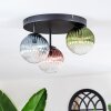 Chehalis Plafonnier, Boule lumineuse 30.5 cm Bleu, Vert, Clair, Cuivré, 3 lumières