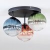Chehalis Plafonnier, Boule lumineuse 33.5 cm Bleu, Vert, Clair, Cuivré, 3 lumières