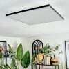 Barullu Plafonnier, Panel LED Noir, Blanc, 1 lumière