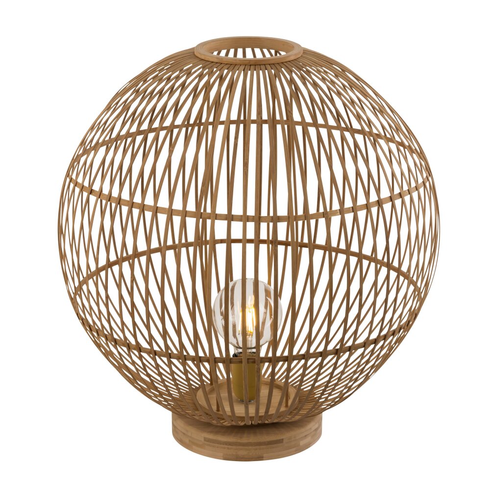Lampe de table Globo HILDEGARD Brun, 1 lumière main product photo