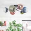 Chehalis Plafonnier, Boule lumineuse 60 cm Bleu, Vert, Clair, Cuivré, 6 lumières