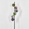 Gastor Boule lumineuse, Lampadaire 34 cm Bleu, Chrome, Vert, Cuivré, Fumé, 6 lumières