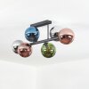 Gastor Plafonnier, Boule lumineuse Bleu, Chrome, Vert, Cuivré, Fumé, 6 lumières