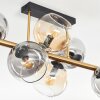 Koyoto Plafonnier, Boule lumineuse Or, Noir, 8 lumières