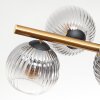 Koyoto Plafonnier, Boule lumineuse Or, Noir, 8 lumières