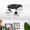 Chehalis Plafonnier, Boule lumineuse 30.5 cm Clair, Fumé, 3 lumières