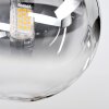 Chehalis Plafonnier, Boule lumineuse 30 cm Clair, Fumé, 3 lumières