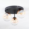 Chehalis Plafonnier, Boule lumineuse 30.5 cm Ambre, Clair, 3 lumières
