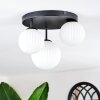 Chehalis Plafonnier, Boule lumineuse 30 cm Blanc, 3 lumières