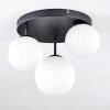 Chehalis Plafonnier, Boule lumineuse 30 cm Blanc, 3 lumières