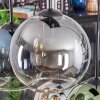 Koyoto Suspension, Boule lumineuse, Suspension Ambre, Bleu, Vert, Clair, Fumé, 6 lumières