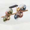 Koyoto Plafonnier, Boule lumineuse Or, Noir, 8 lumières