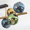 Koyoto Plafonnier, Boule lumineuse Or, Noir, 8 lumières
