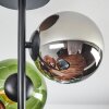 Gastor Plafonnier, Boule lumineuse 32 cm Bleu, Chrome, Vert, Cuivré, Fumé, 4 lumières