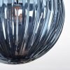 Chehalis Plafonnier, Boule lumineuse 30 cm Bleu, Vert, Cuivré, 3 lumières