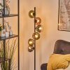 Gastor Boule lumineuse, Lampadaire 34 cm Bleu, Chrome, Vert, Clair, Cuivré, Fumé, 6 lumières