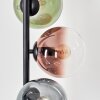 Gastor Boule lumineuse, Lampadaire 34 cm Bleu, Chrome, Vert, Clair, Cuivré, Fumé, 6 lumières