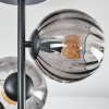 Koyoto Plafonnier, Boule lumineuse 31 cm Fumé, 4 lumières Koyoto Plafonnier, Boule lumineuse 31 cm Fumé, 4 lumières