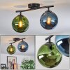 Gastor Plafonnier, Boule lumineuse Bleu, Vert, 2 lumières