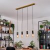 Veria Suspension, Suspension Laiton, Noir, 4 lumières