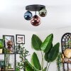 Chehalis Plafonnier, Boule lumineuse 32 cm Bleu, Vert, Cuivré, 3 lumières