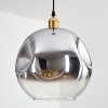 Ripoll Suspension, Boule lumineuse, Suspension Or, 1 lumière