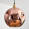 Ripoll Suspension, Boule lumineuse, Suspension Or, 1 lumière