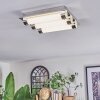 Zamar Plafonnier LED Chrome, 3 lumières