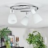 Starkeryd Plafonnier, Spot de plafond Chrome, Blanc, 3 lumières